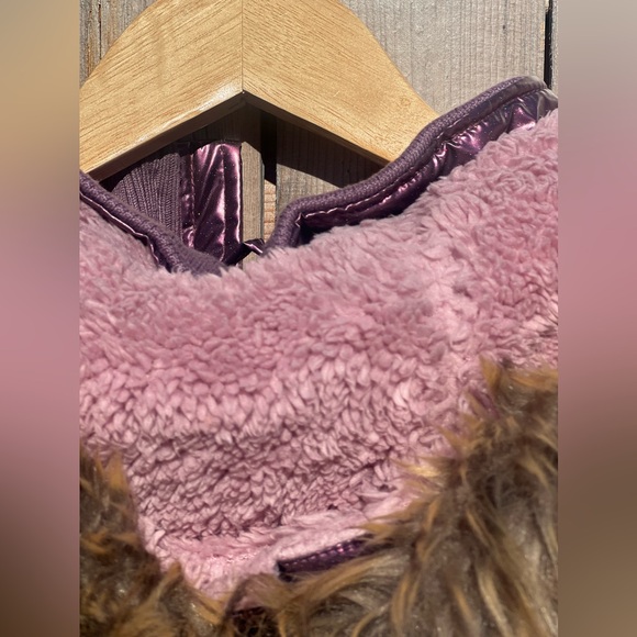 APPAMAN SLOAN Puffer Coat IN Glitter Plum - Picture 7 of 13